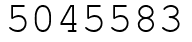 Число 5045583.
