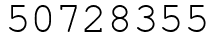 Число 50728355.
