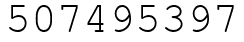 Число 507495397.