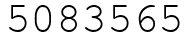 Число 5083565.