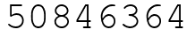 Число 50846364.