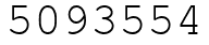 Число 5093554.