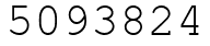 Число 5093824.