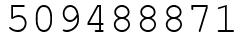 Число 509488871.