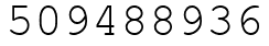 Число 509488936.