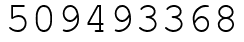 Число 509493368.