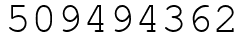 Число 509494362.