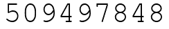 Число 509497848.
