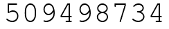 Число 509498734.