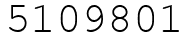Число 5109801.