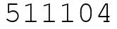 Число 511104.