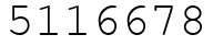 Число 5116678.