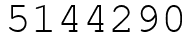 Число 5144290.