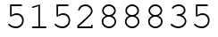 Число 515288835.