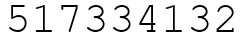 Число 517334132.