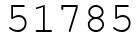 Число 51785.