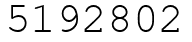 Число 5192802.