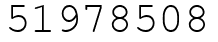 Число 51978508.