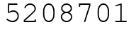 Число 5208701.