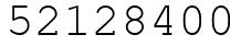 Число 52128400.