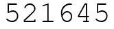 Число 521645.