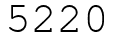 Число 5220.