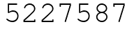 Число 5227587.