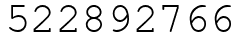 Число 522892766.