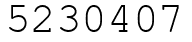Число 5230407.