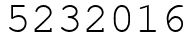 Число 5232016.