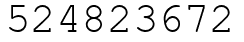 Число 524823672.