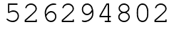 Число 526294802.