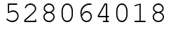 Число 528064018.
