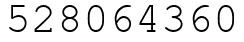 Число 528064360.