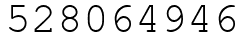 Число 528064946.