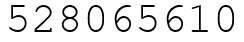 Число 528065610.