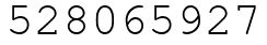 Число 528065927.
