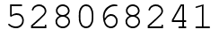 Число 528068241.