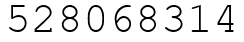 Число 528068314.