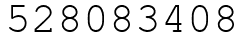 Число 528083408.