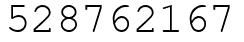 Число 528762167.