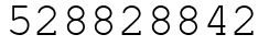 Число 528828842.
