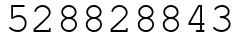 Число 528828843.