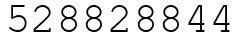 Число 528828844.