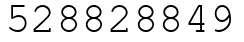 Число 528828849.