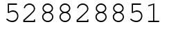 Число 528828851.