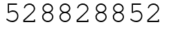 Число 528828852.