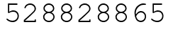 Число 528828865.