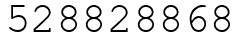 Число 528828868.