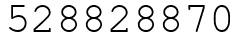 Число 528828870.